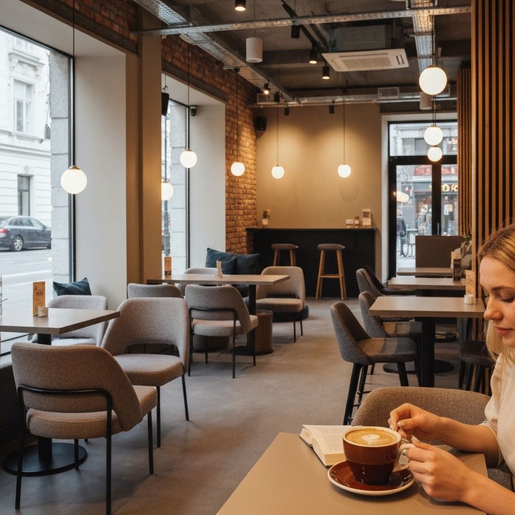 კაფის ელეგანტური ვებსაიტი კონტაქტის ფორმით - Geoecom ნამუშევარი