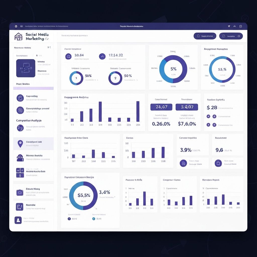 სოციალური მედიის მარკეტინგის სააგენტოს ვებსაიტი - თანამედროვე დიზაინი